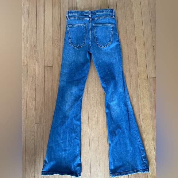 Zara Jeans Zara High Rise Flare 4 Poshmark
